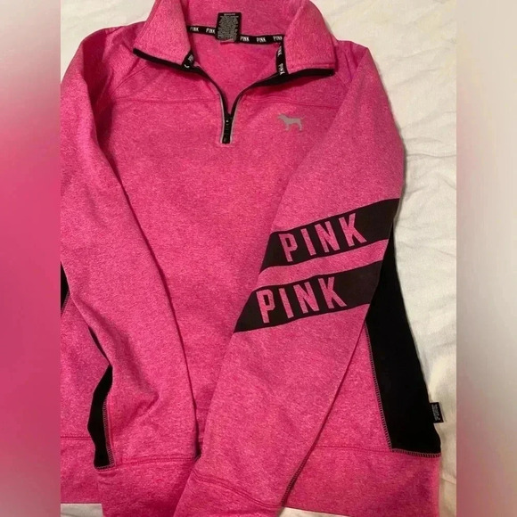 Victoria's Secret PINK Ultimate 1/4 Zip Pullover Size Small - Picture 8 of 12